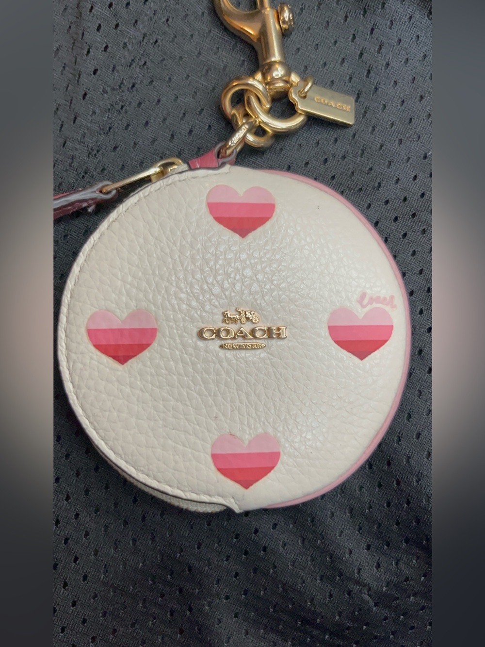 Coach Circular Coin Case - Picture 2 of 8